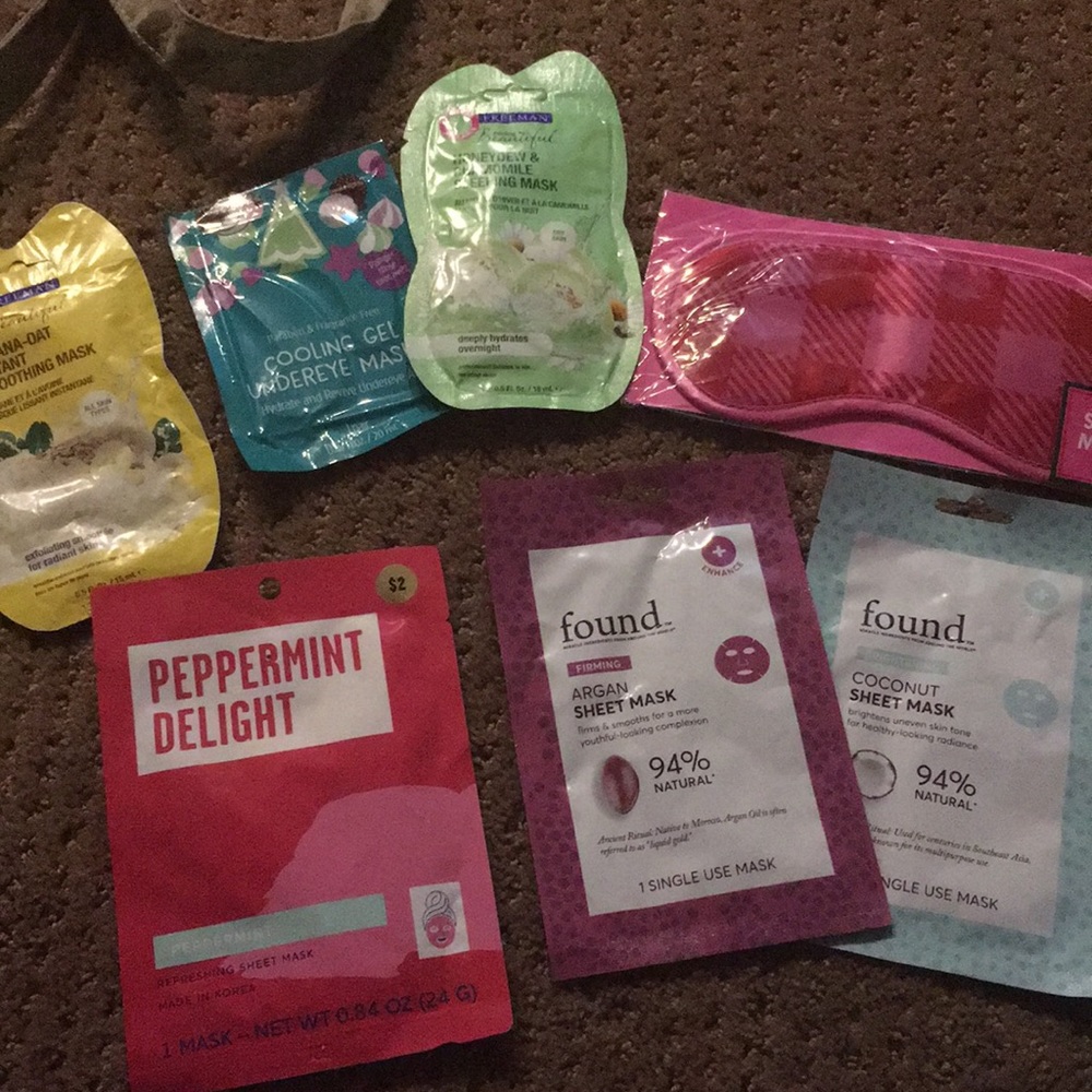 Assorted face masks